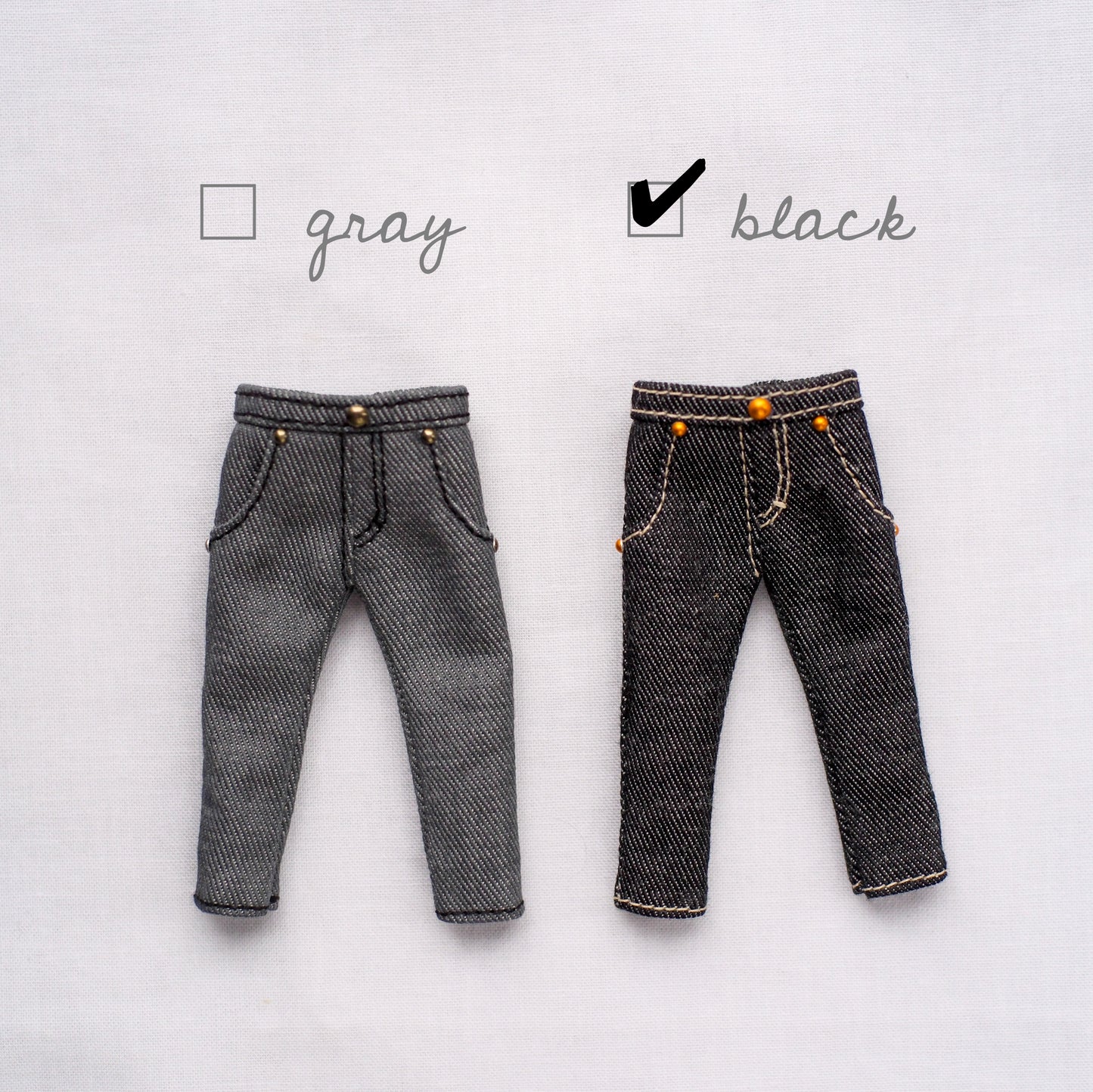 /BASIC/ デニムパンツ (black)