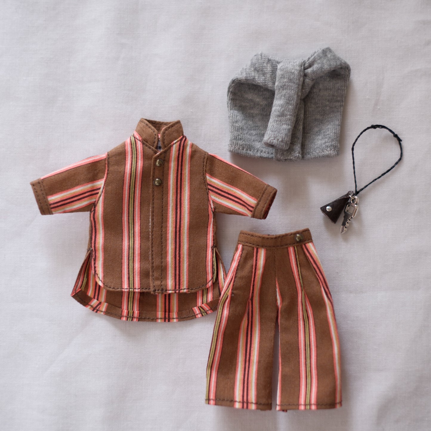 シャツセットアップ (stripe)