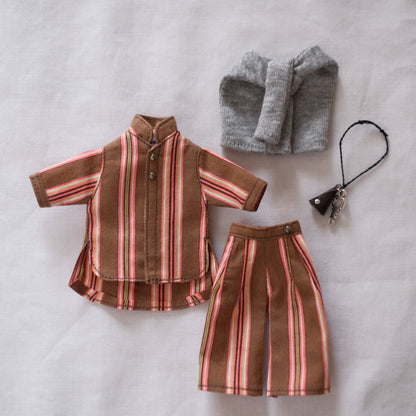 シャツセットアップ (stripe)