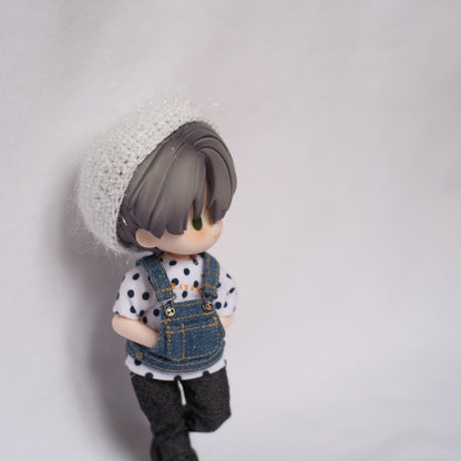 ニットベレー (sparkle white)