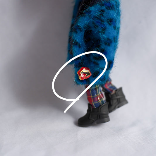 リップバッヂ風アクセサリー