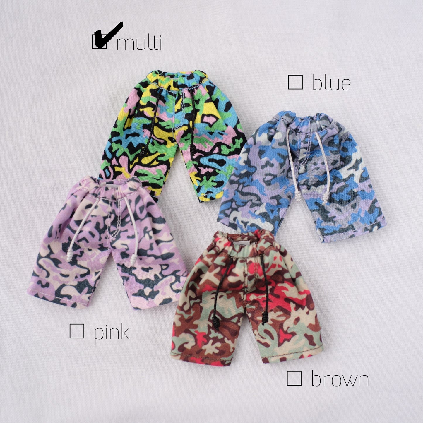 Camo pants (multi)