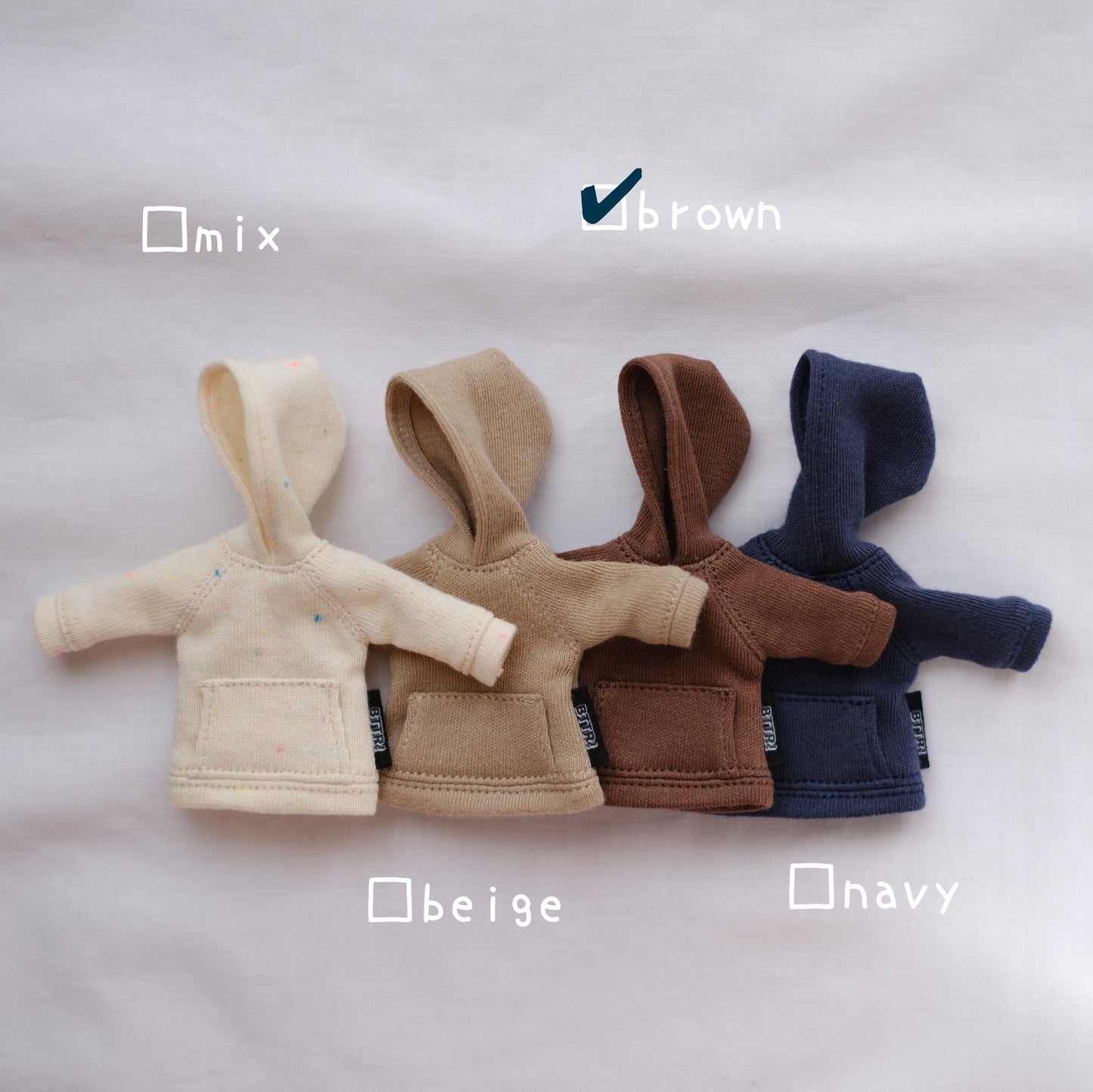 ▾BASIC▾フーディ (brown)