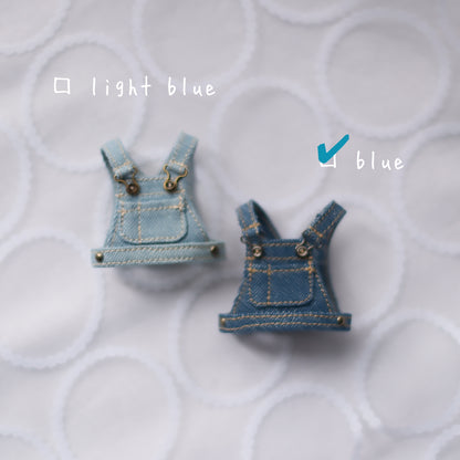 サロペの上だけベスト (blue)