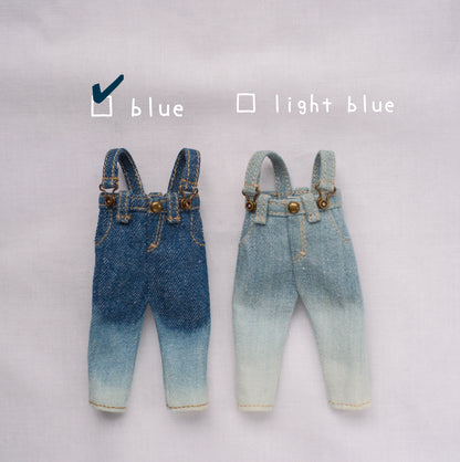 ハイウエストサロペット (blue)