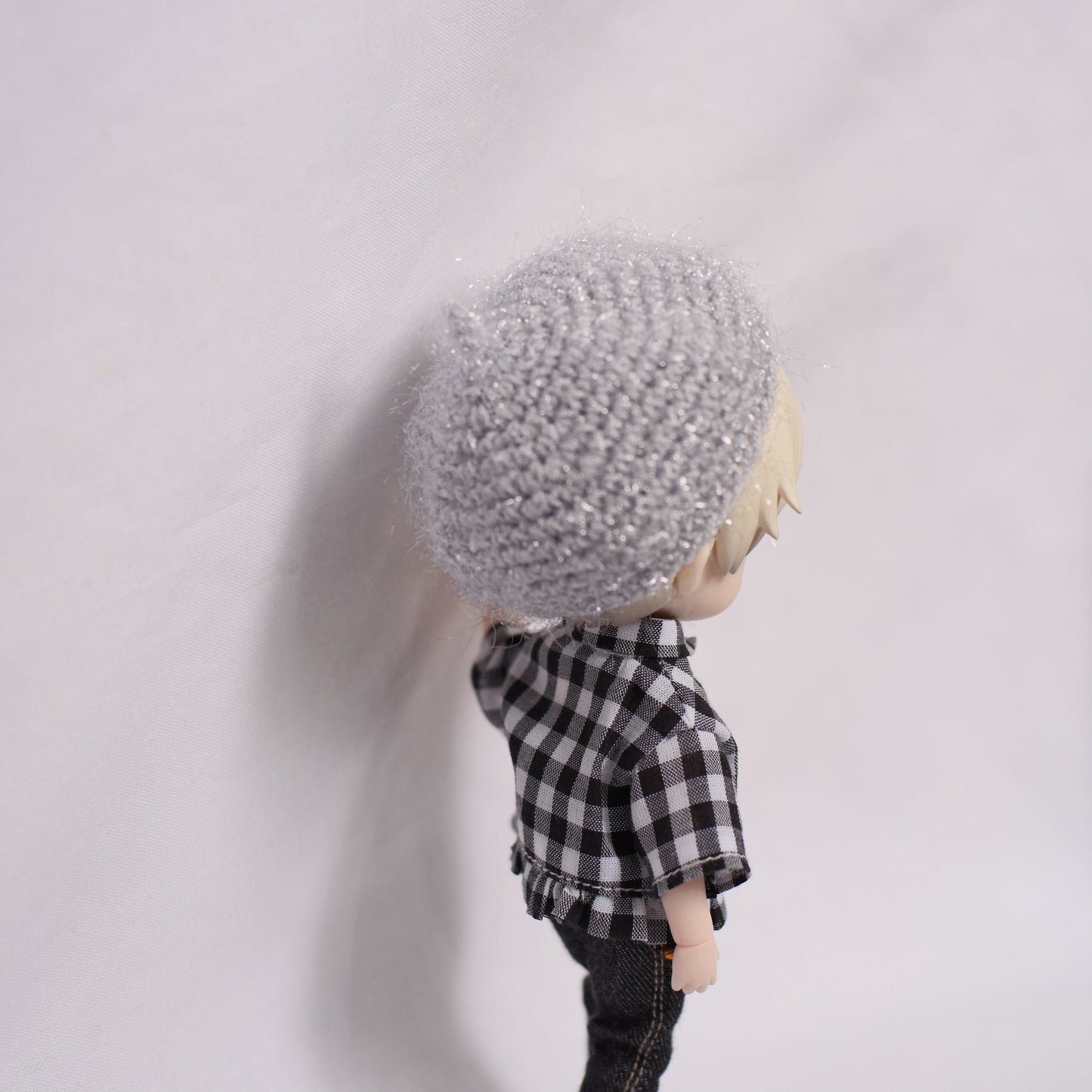 ニットベレー (sparkle gray)