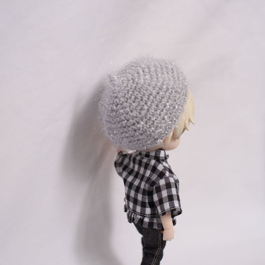 ニットベレー (sparkle gray)