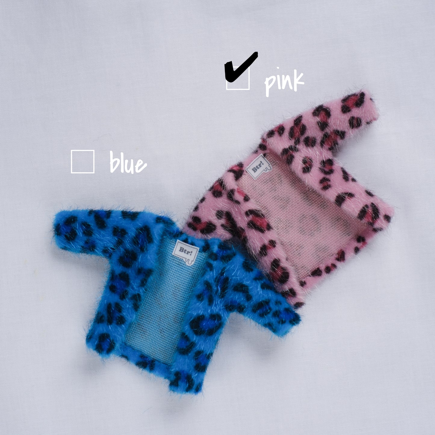 フェイクファー カーディガン (pink)