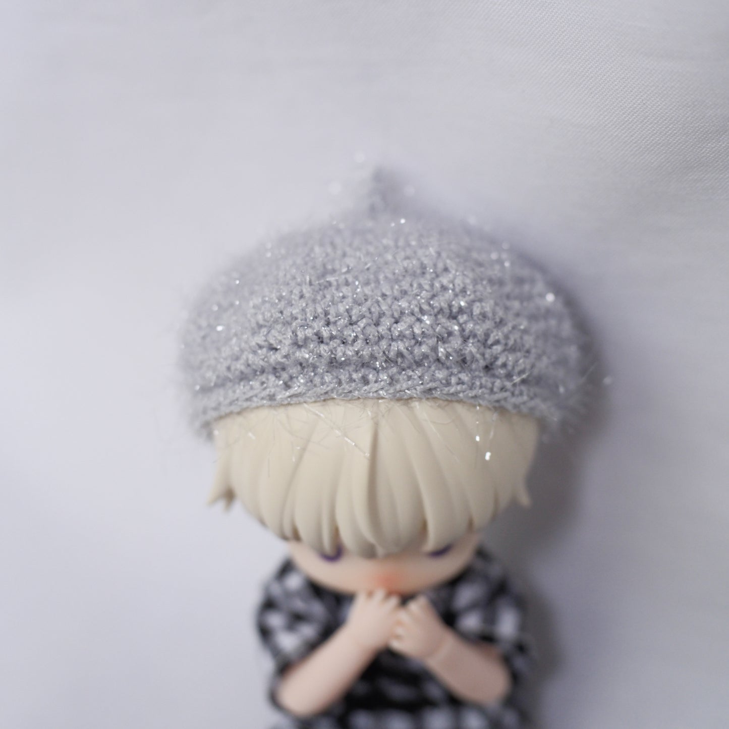 ニットベレー (sparkle gray)